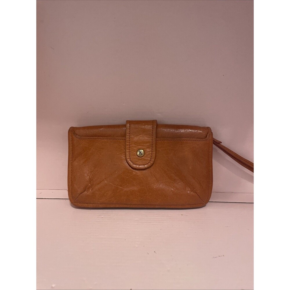 HOBO International Wristlet Zip Around Wallet Card Holder Leather Bag Handbag